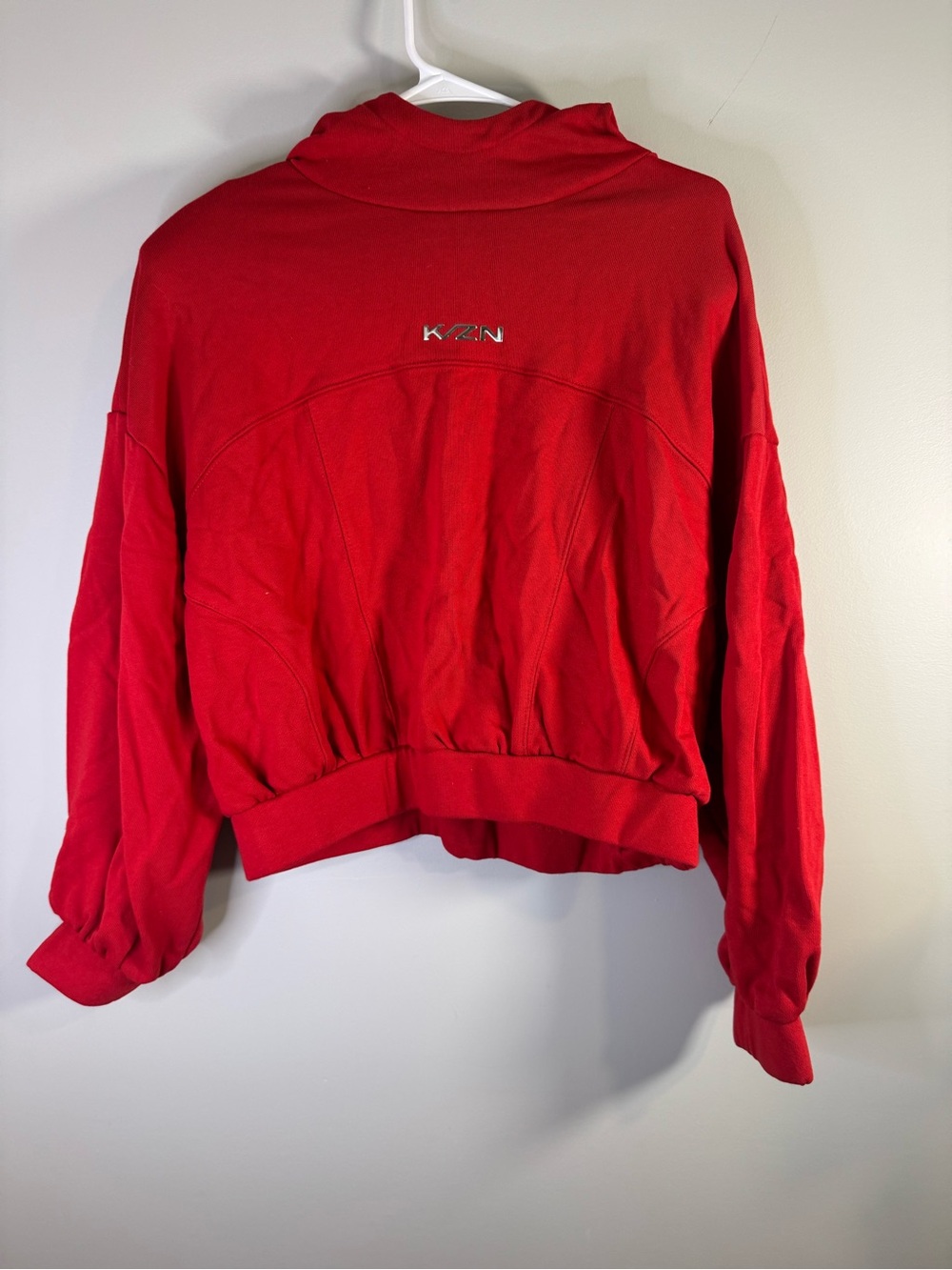 K/ZN Red Women's Pullover Hoodie Small